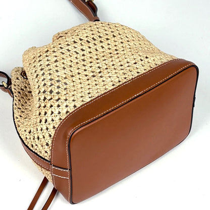 Louis Vuitton Noe BB Shoulder Bag Drawstring Raffia Natural — view 2