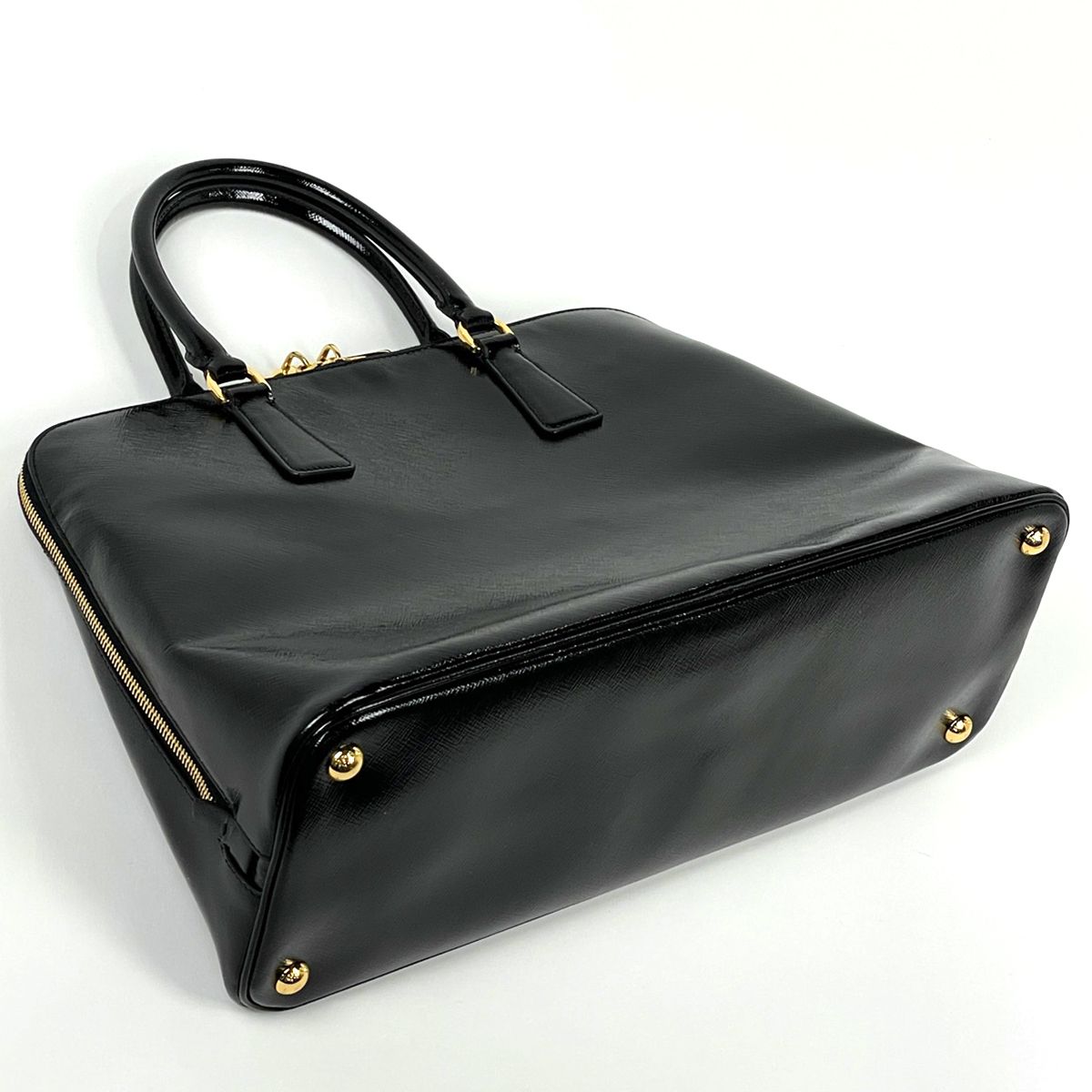Prada Handbag Promenade Patent Leather Nero — view 2
