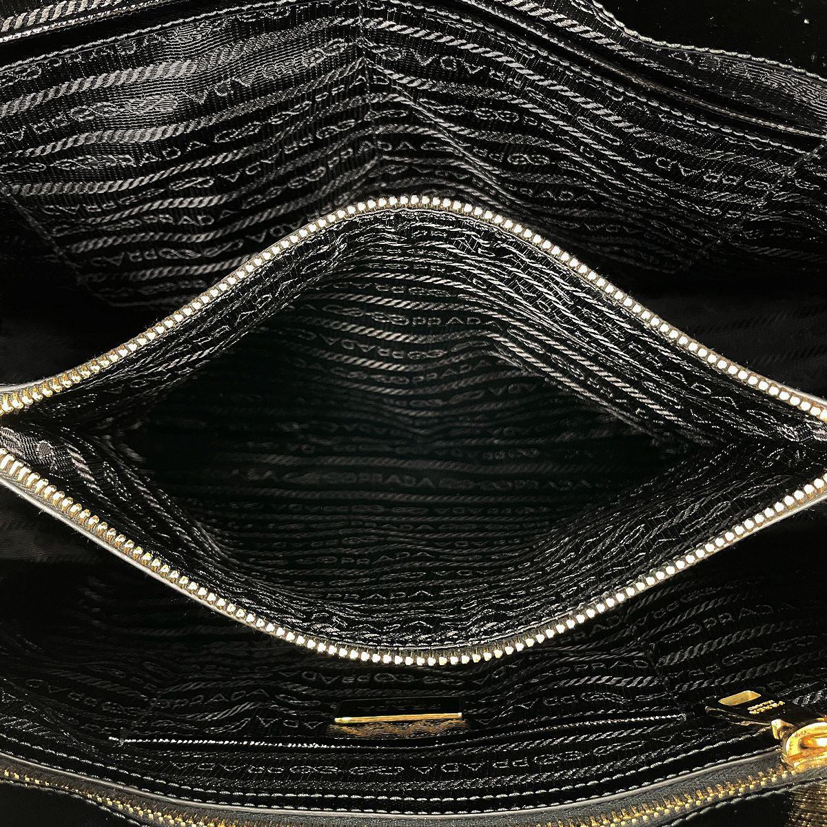 Prada Handbag Promenade Patent Leather Nero — view 8