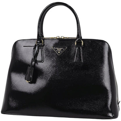 Prada Handbag Promenade Patent Leather Nero