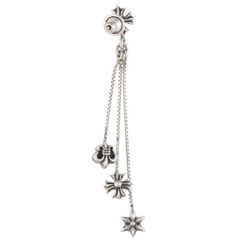 Chrome Hearts Jojo PST Plsbs L Silver Earrings — view 2