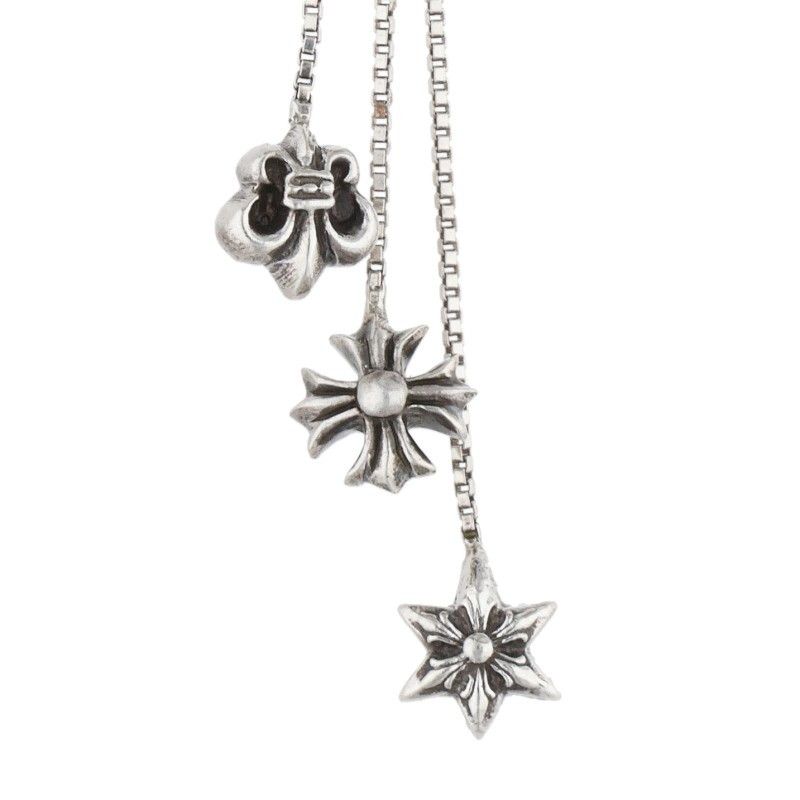 Chrome Hearts Jojo PST Plsbs L Silver Earrings — view 3