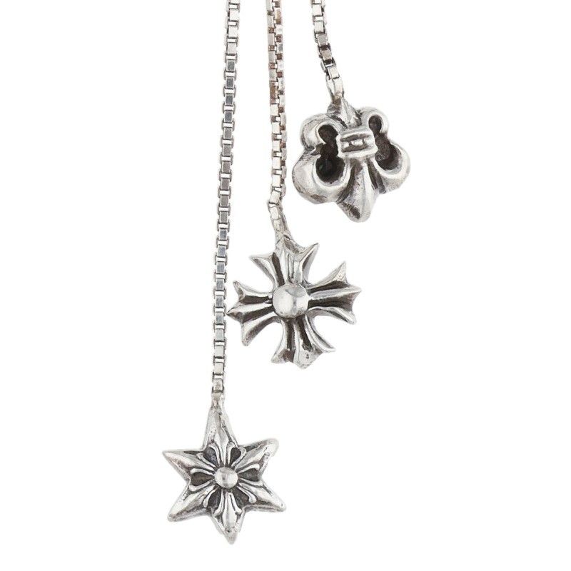 Chrome Hearts Jojo PST Plsbs L Silver Earrings — view 4