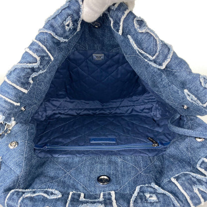 Chanel Shoulder Bag Chanel 22 Denim Blue — view 6