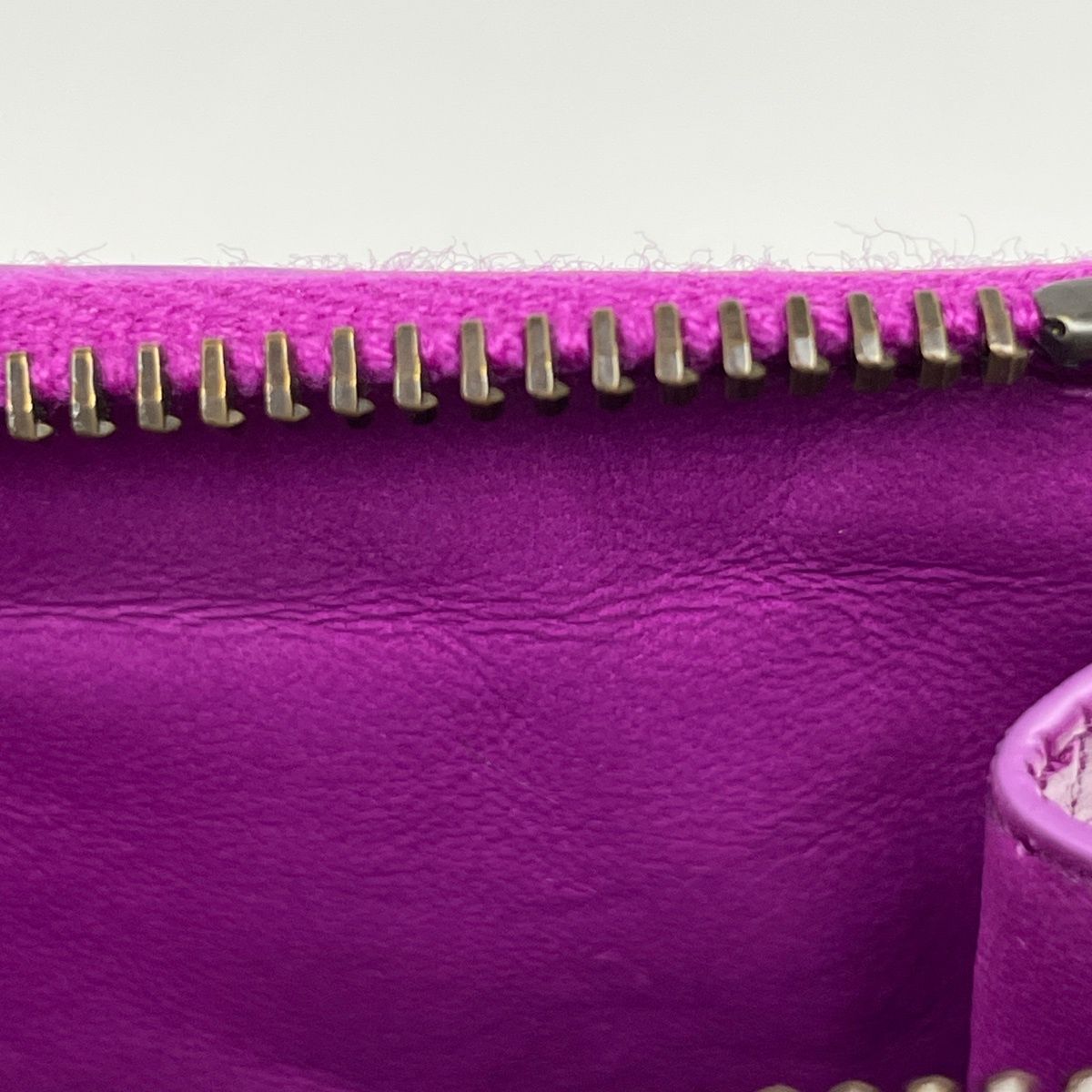 Balenciaga Le City Long Coin Card Holder Leather Purple — view 6