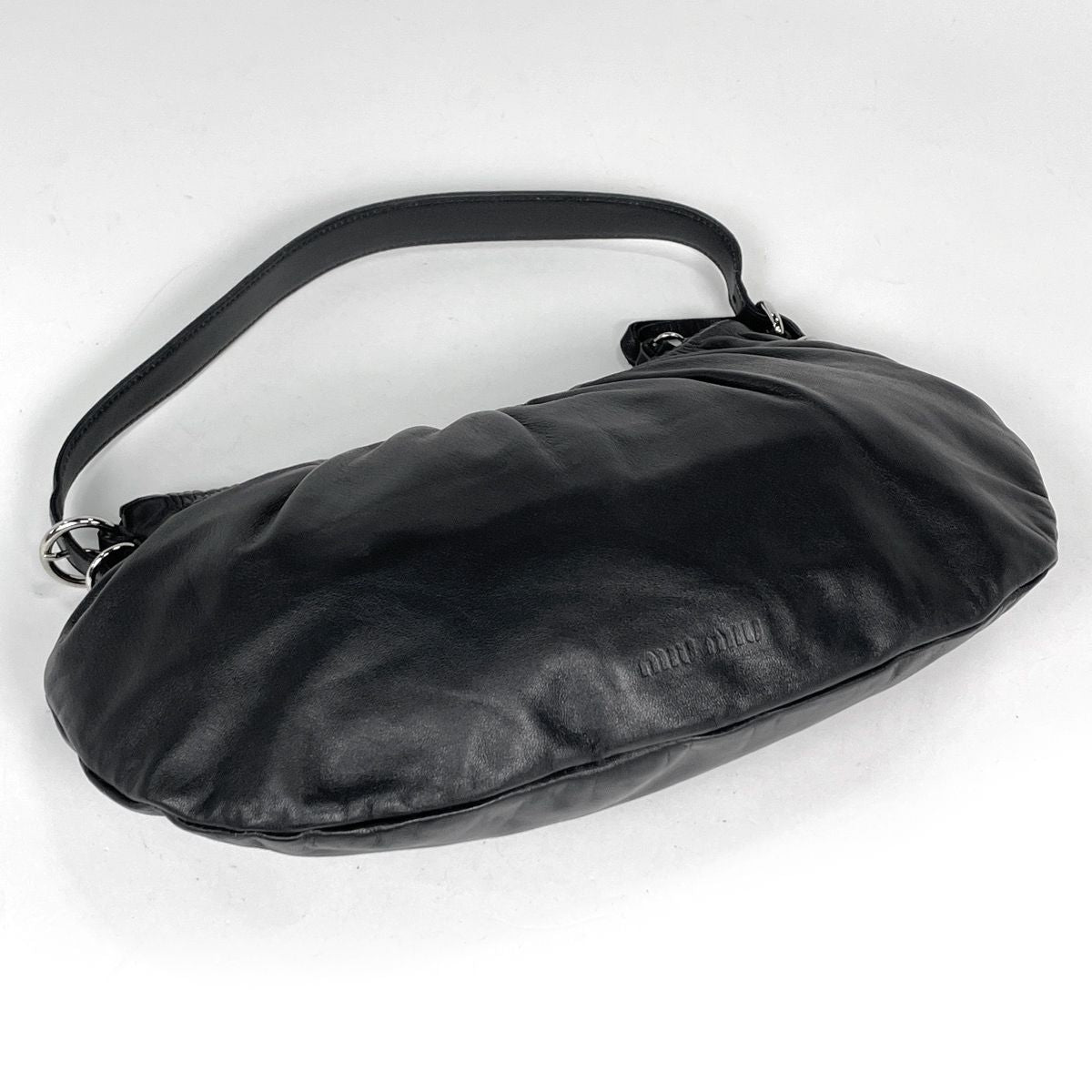 Miu Miu Handbag Leather Black — view 2