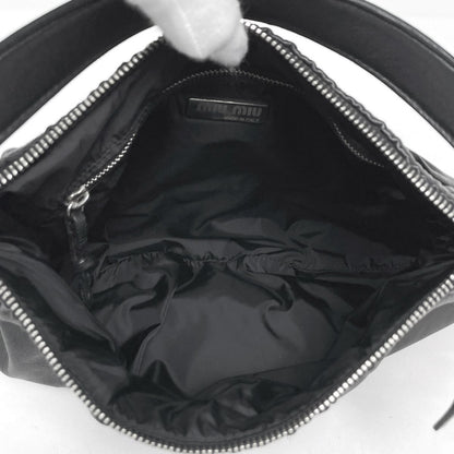 Miu Miu Handbag Leather Black — view 7