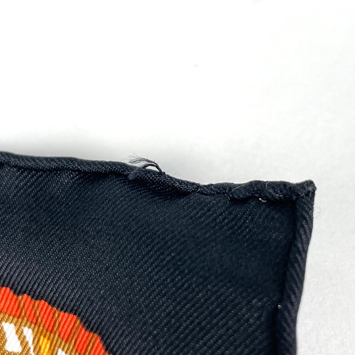 Hermes Carre 90 Sous le Cedre Scarf Under the Himalayan Cedar Silk Orange Black — view 3