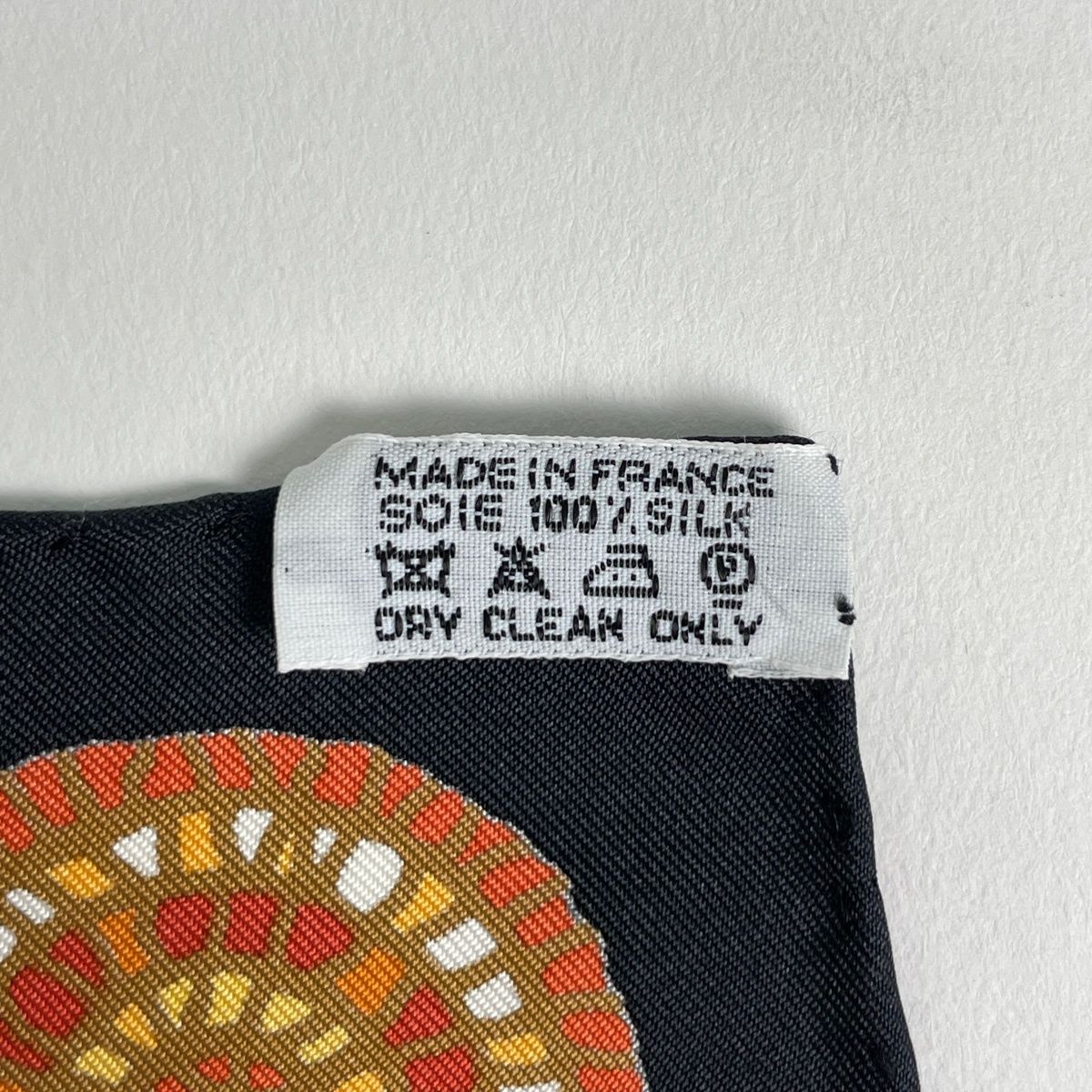 Hermes Carre 90 Sous le Cedre Scarf Under the Himalayan Cedar Silk Orange Black — view 2