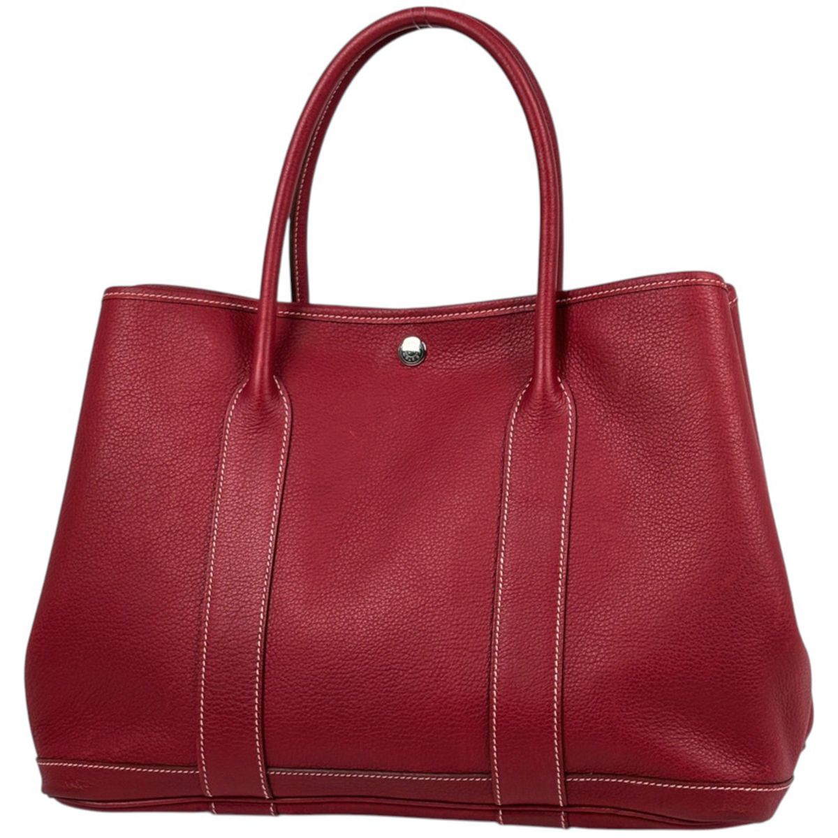 Hermes Garden Party PM Tote Bag Negonda Rouge Garance