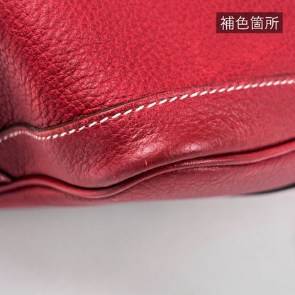 Hermes Garden Party PM Tote Bag Negonda Rouge Garance — view 6
