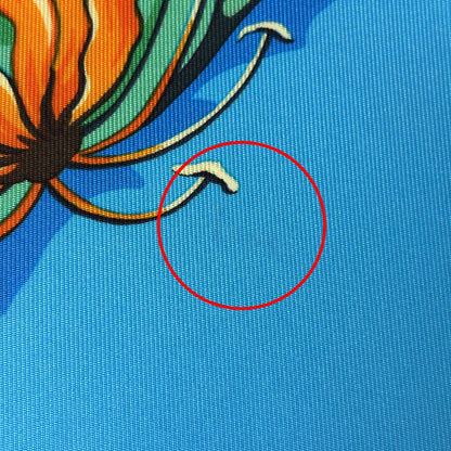 Hermes Carre 90 Jungle Love Scarf Leopard Print Silk Blue Multicolor — view 4