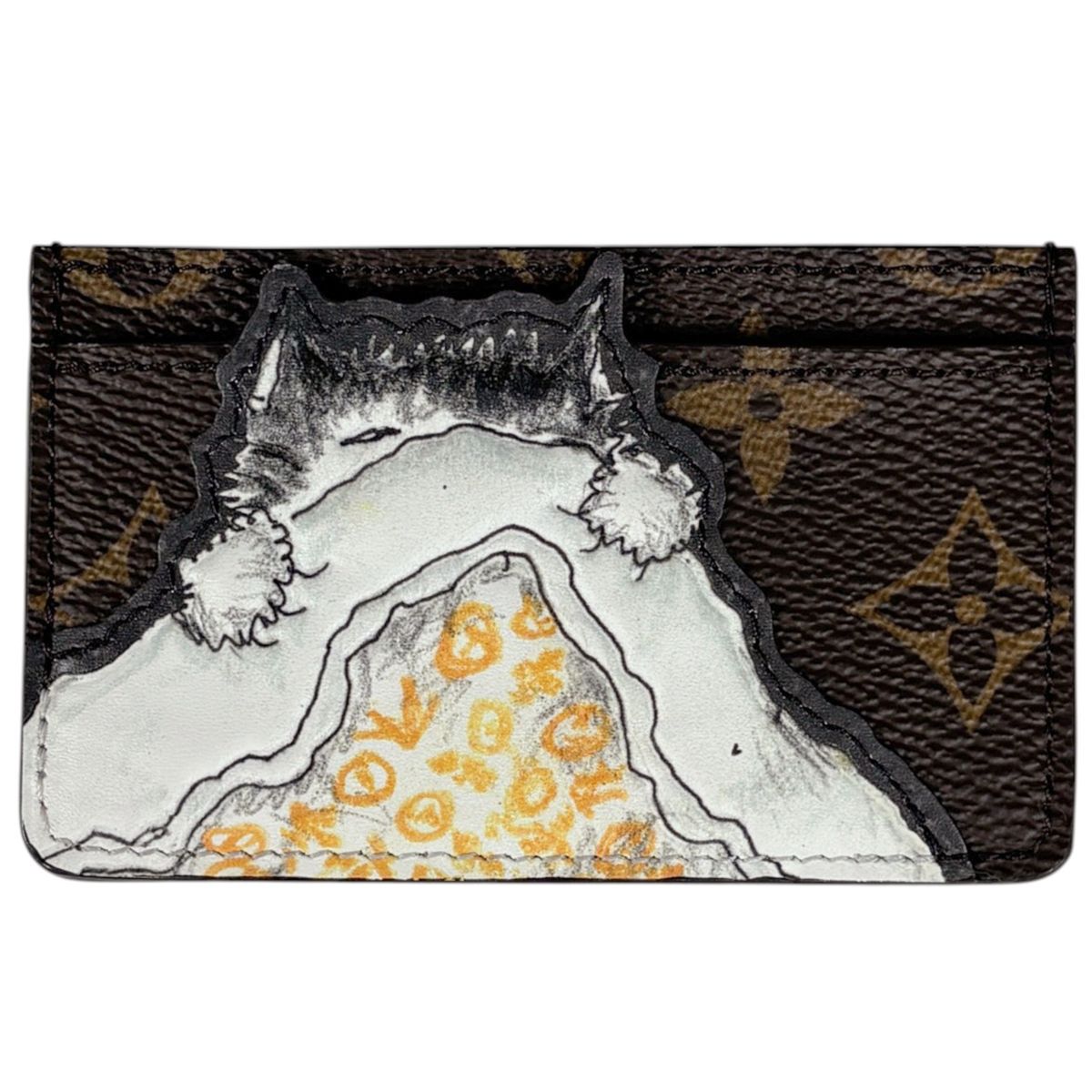 Louis Vuitton Card Case Catnap Monogram Brown