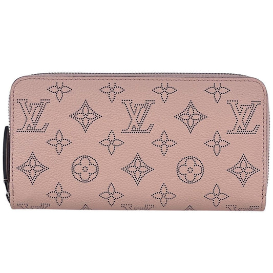 Louis Vuitton Zippy Wallet Zip Around Monogram Mahina Magnolia