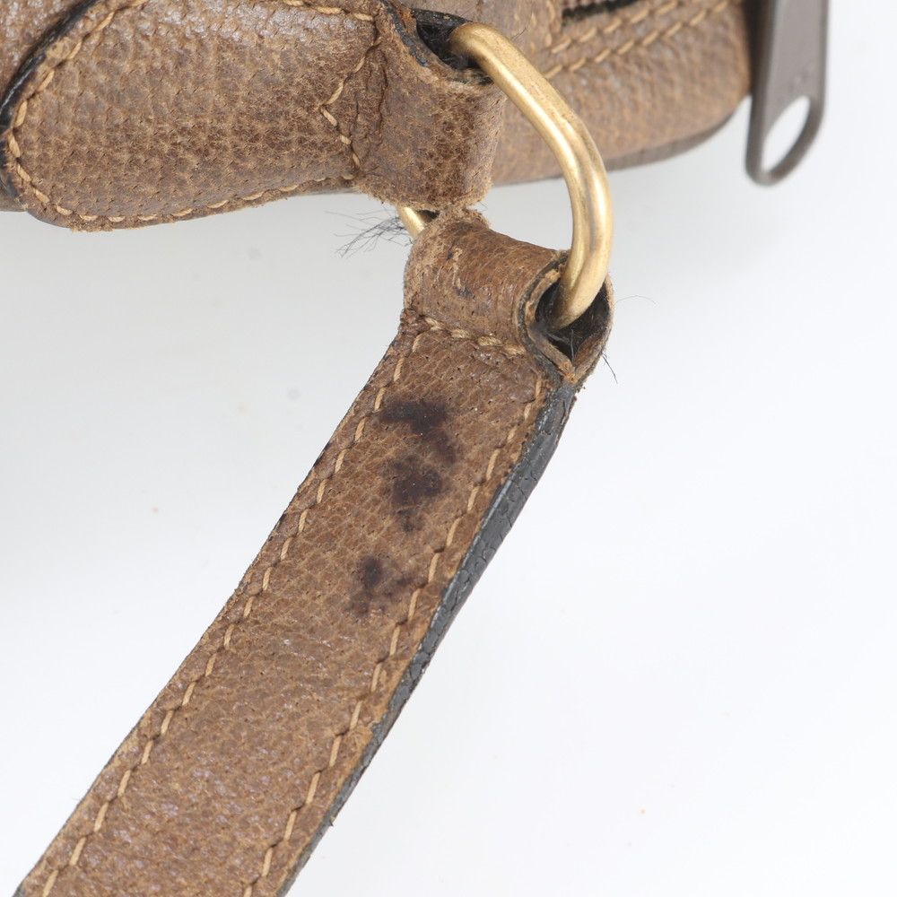 Gucci Vintage GG Supreme Sherry Line Leather Shoulder Bag — view 8