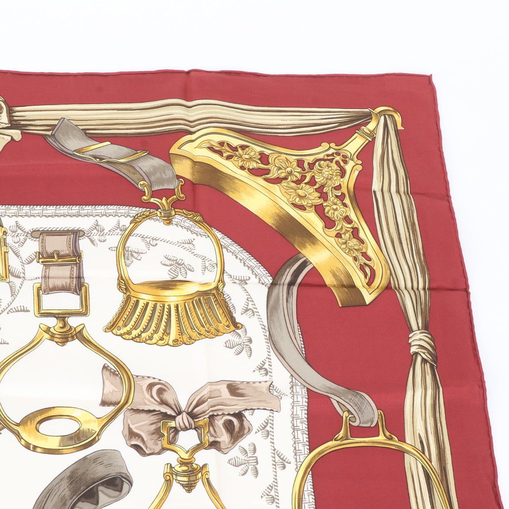 Hermes Carre 90 Etriers Stirrup Silk 100% Scarf — view 3