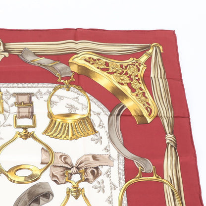 Hermes Carre 90 Etriers Stirrup Silk 100% Scarf — view 3