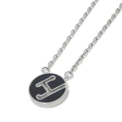 Hermes Labyrinth Necklace Silver