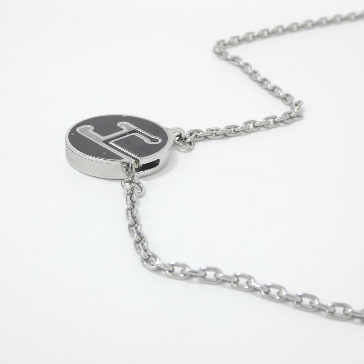 Hermes Labyrinth Necklace Silver — view 4