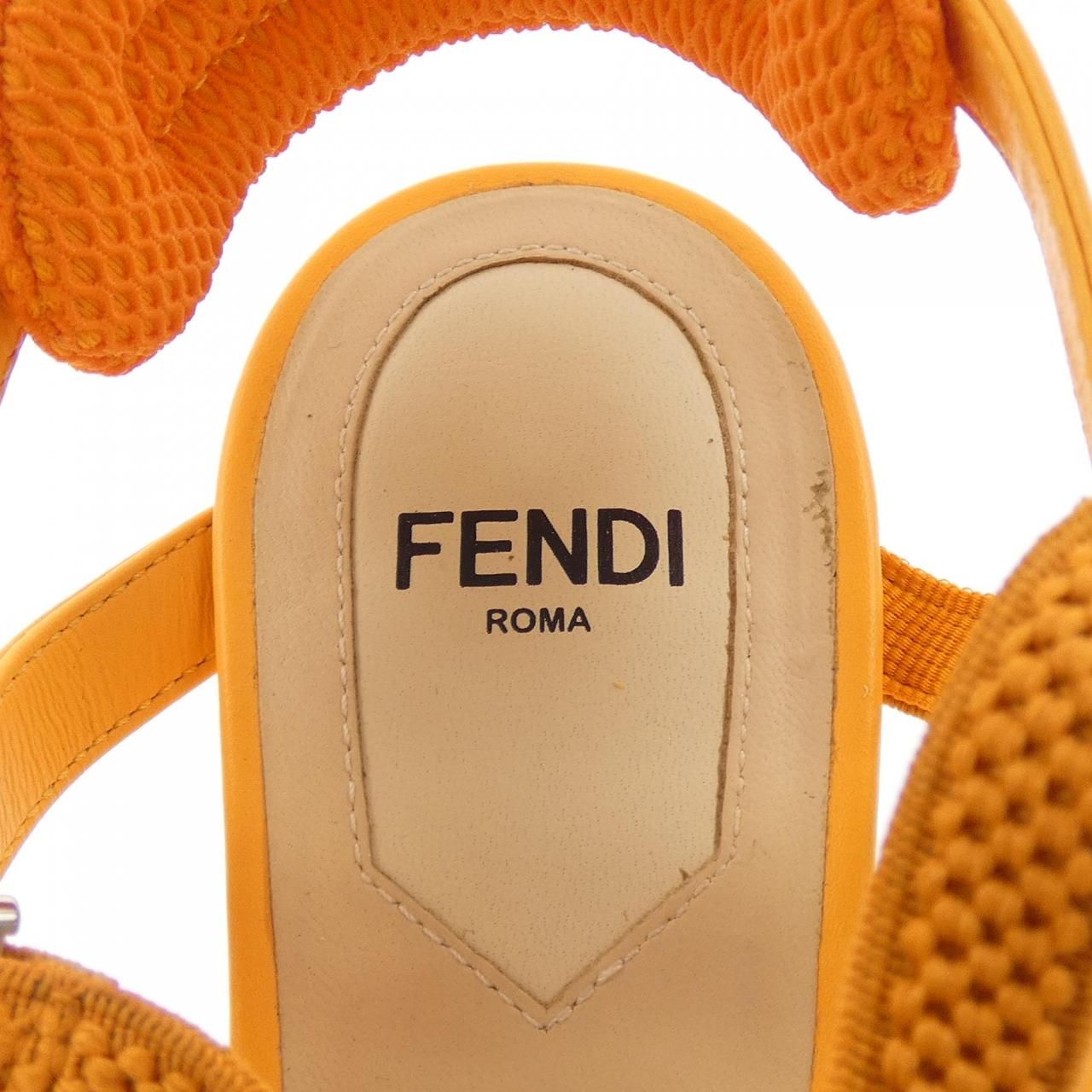 Fendi Heels Orange — view 6