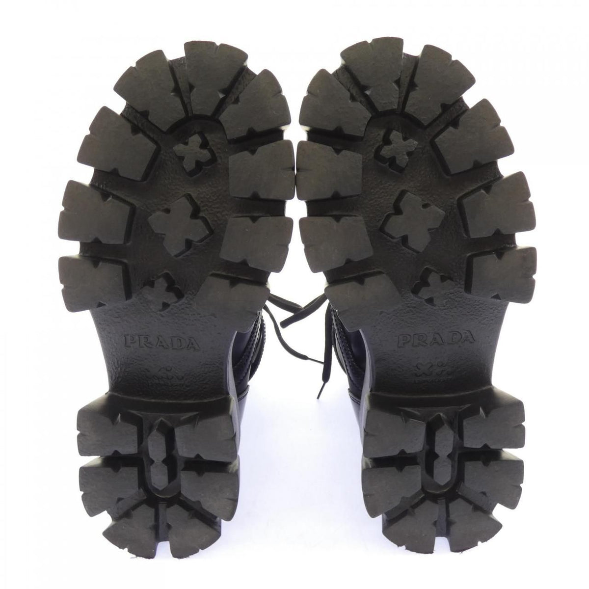 Prada Monolith Triangle Logo Boots — view 4