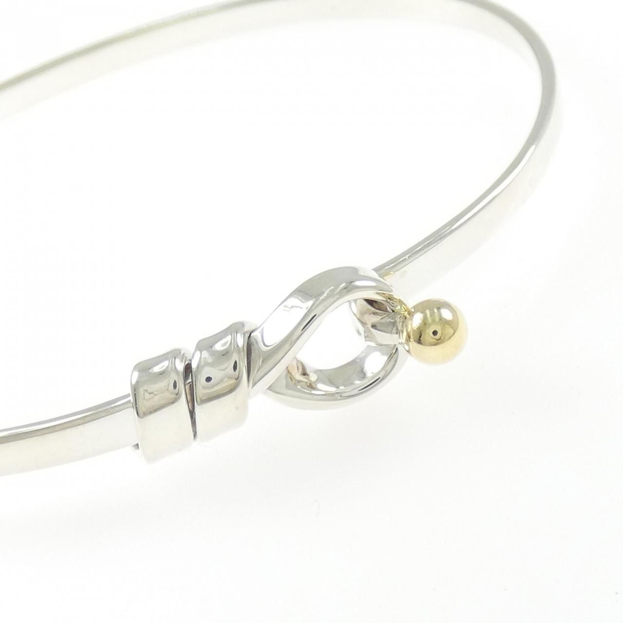 Tiffany & Co Vintage Hook & Eye Bangle Bracelet — view 2