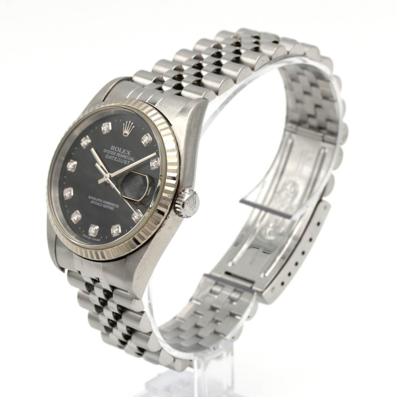 Rolex Datejust Stainless Steel White Gold Automatic — view 2