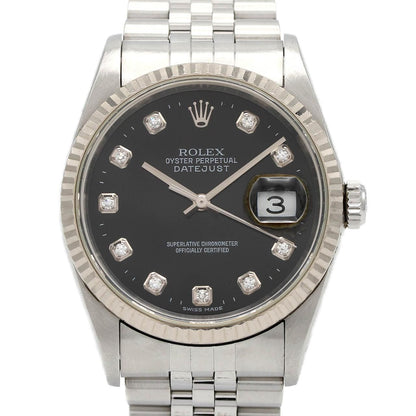 Rolex Datejust Stainless Steel White Gold Automatic