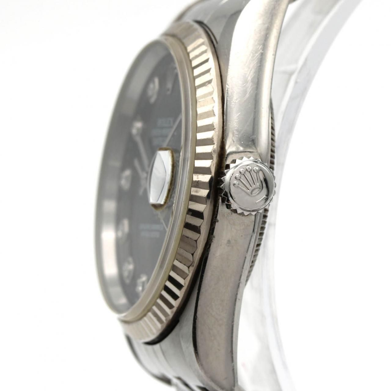 Rolex Datejust Stainless Steel White Gold Automatic — view 3