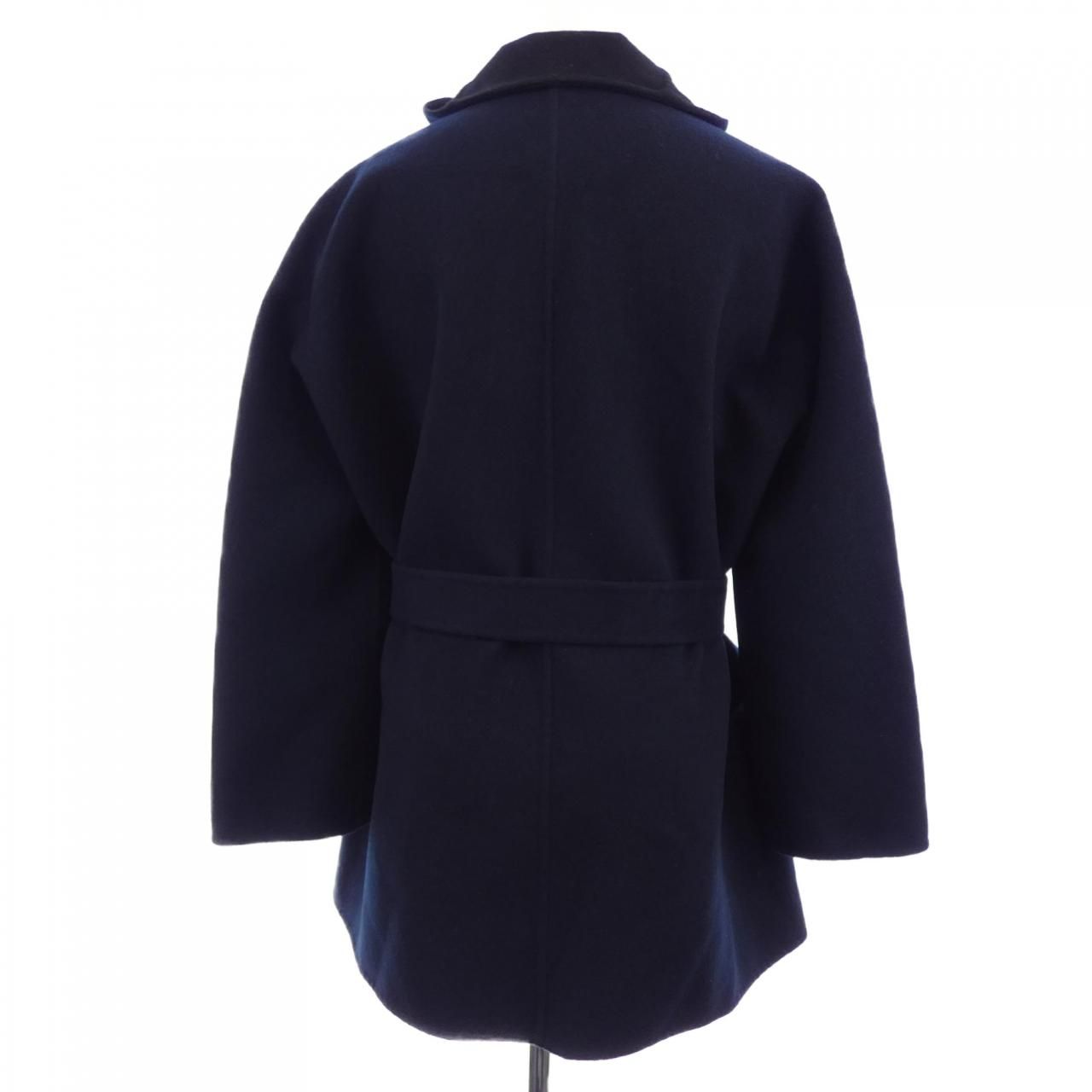 Hermes Coat Navy — view 2
