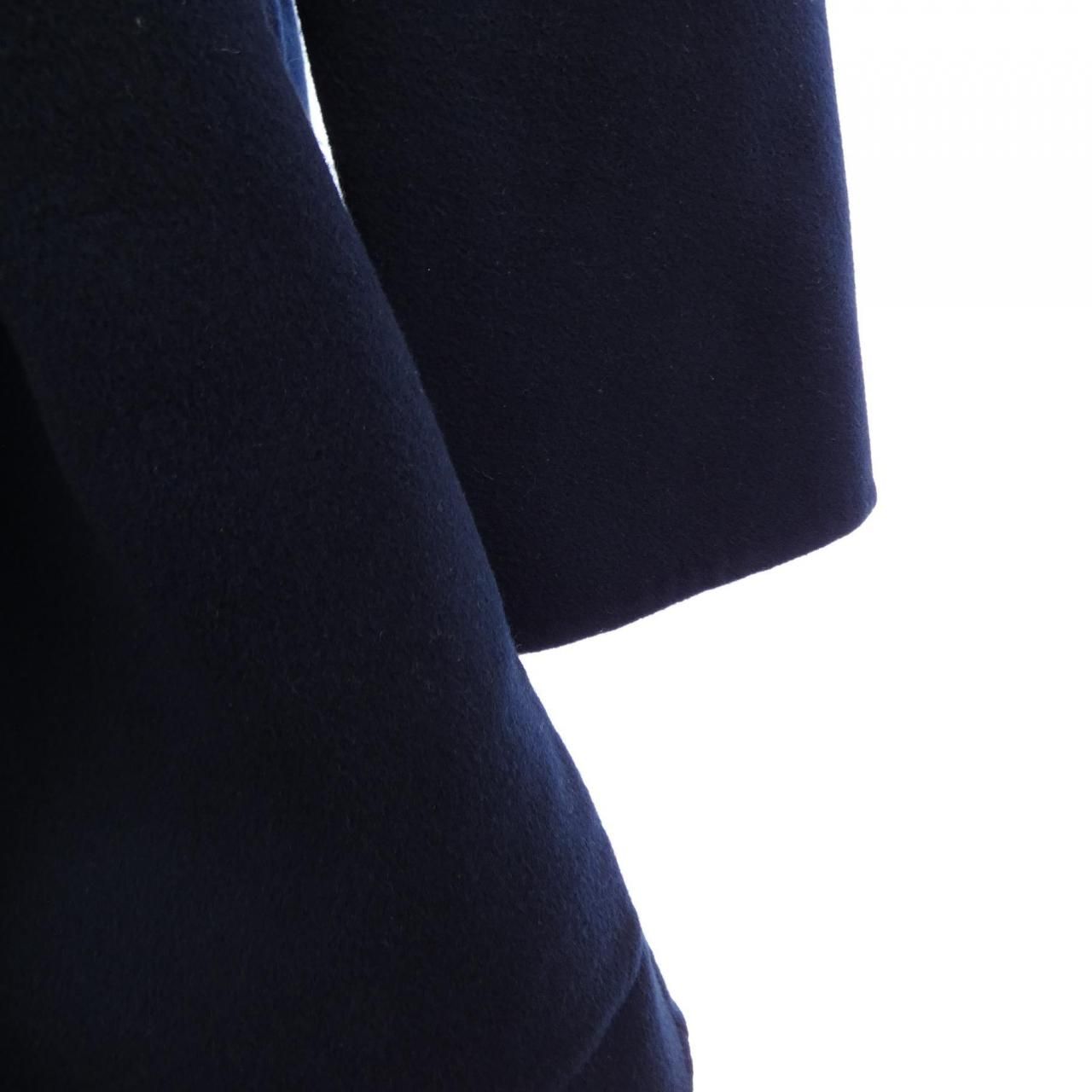 Hermes Coat Navy — view 6