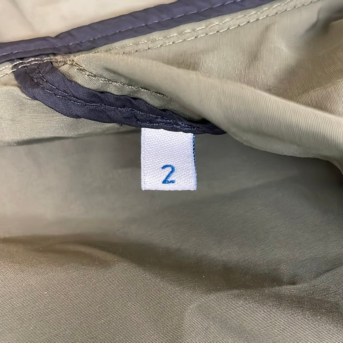 Moncler Jacket M Ancilla Khaki Zip Up Spring Fall 2 — view 5