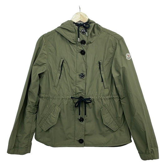 Moncler Jacket M Ancilla Khaki Zip Up Spring Fall 2
