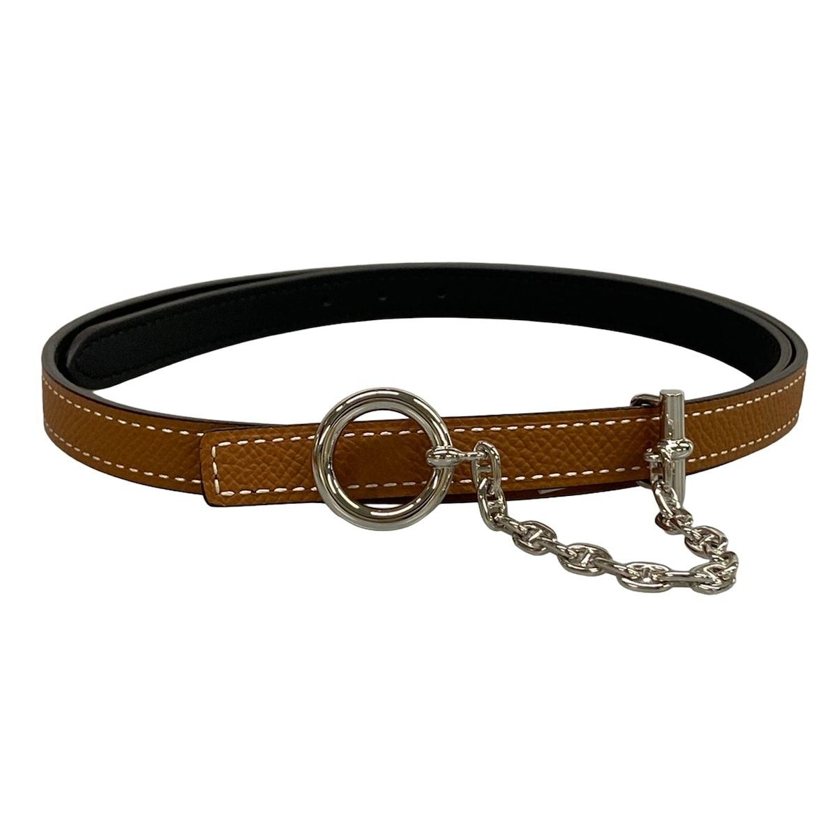 Hermes Belt 70 Black Chaine D'ancre Leather — view 7