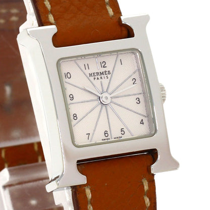 Hermes H Watch Mini SS Leather — view 4