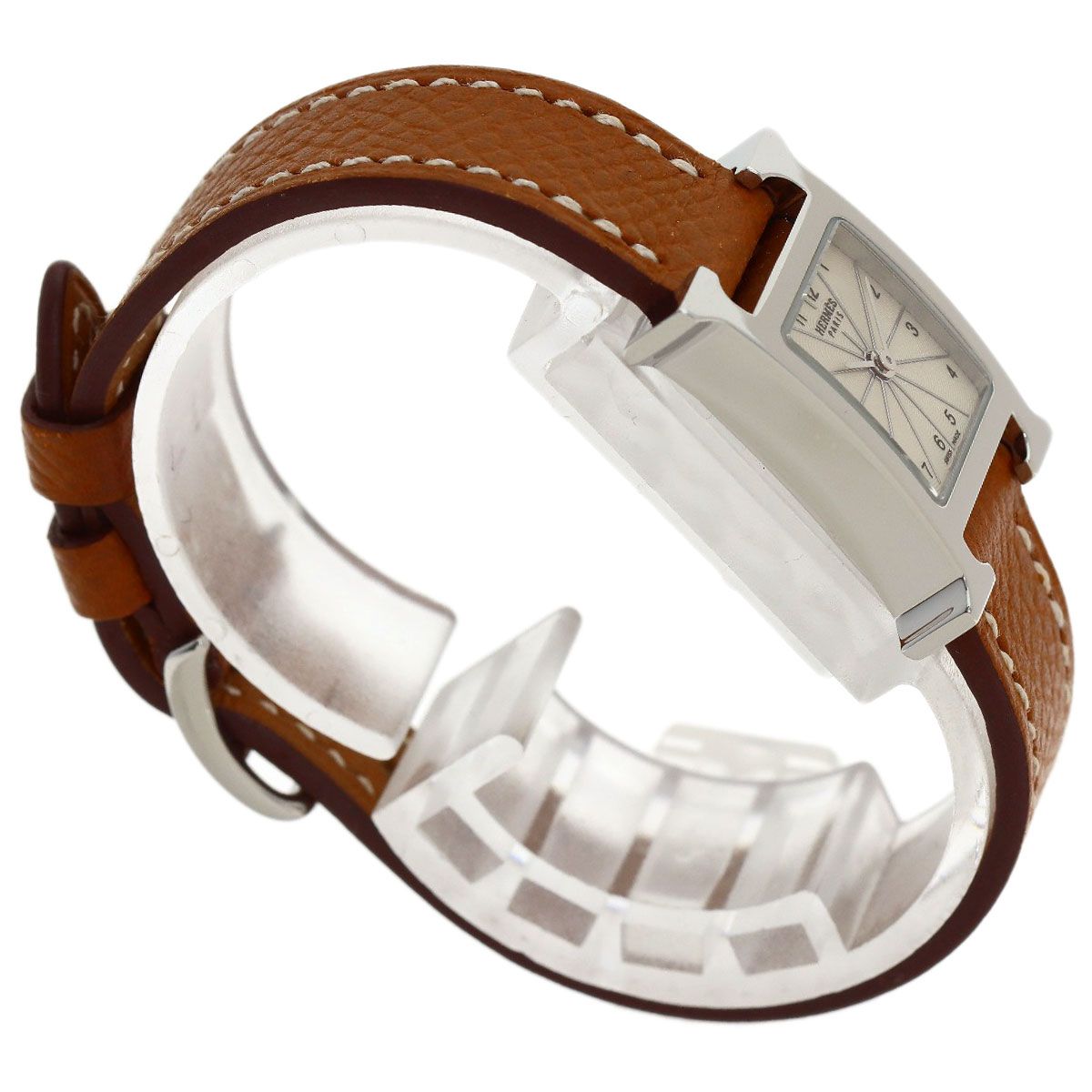 Hermes H Watch Mini SS Leather — view 2
