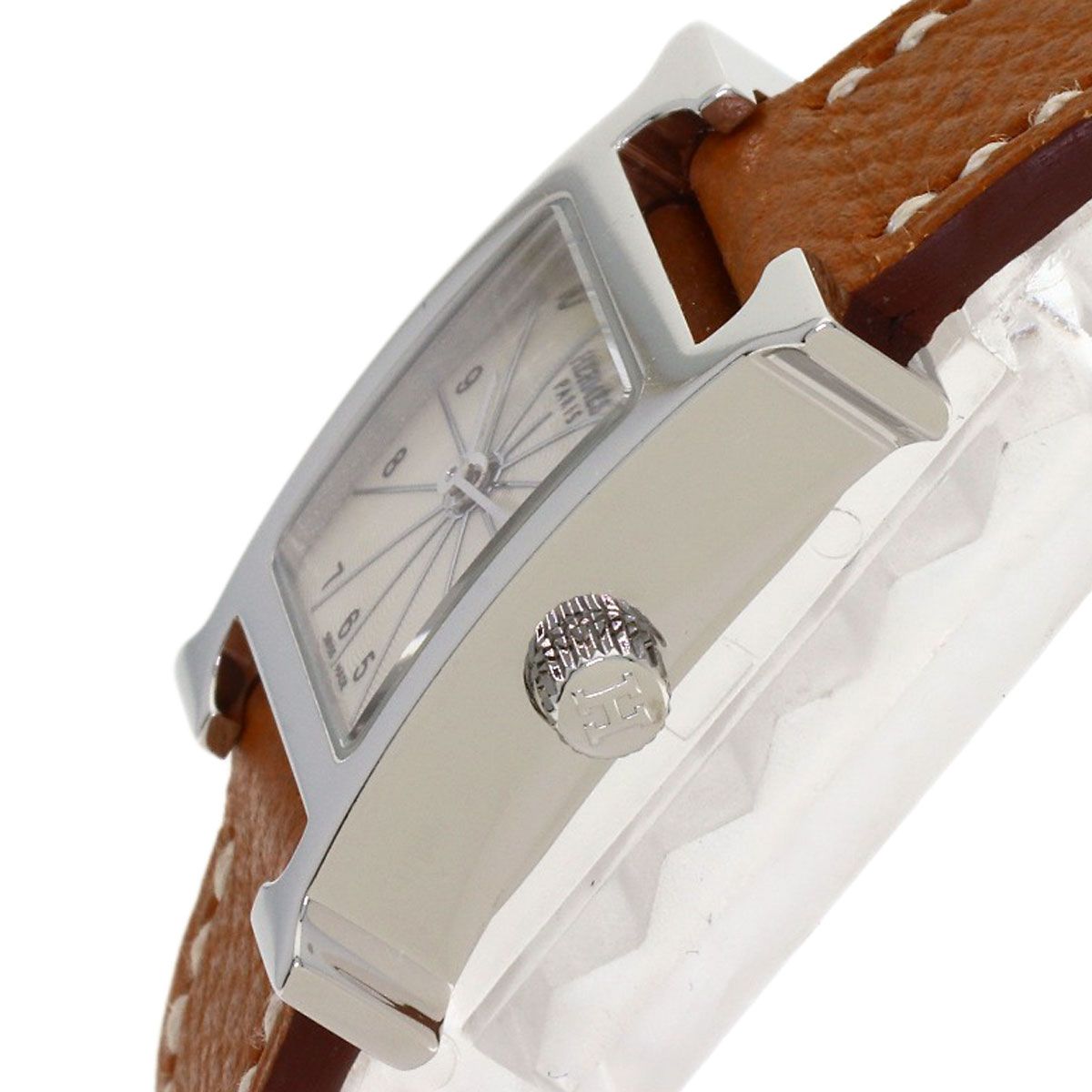 Hermes H Watch Mini SS Leather — view 5