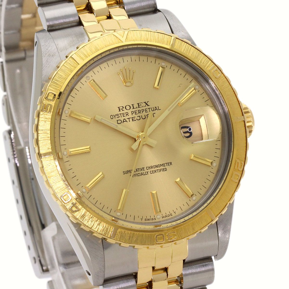 Rolex Datejust Thunderbird Watch SS Yellow Gold 18k — view 4