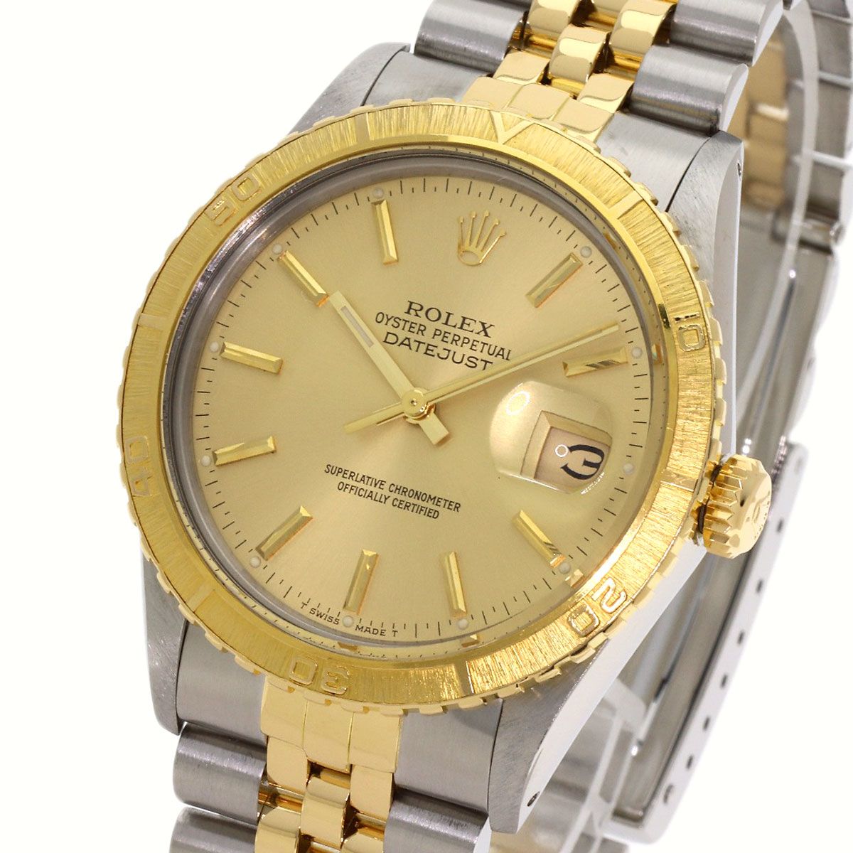 Rolex Datejust Thunderbird Watch SS Yellow Gold 18k — view 3