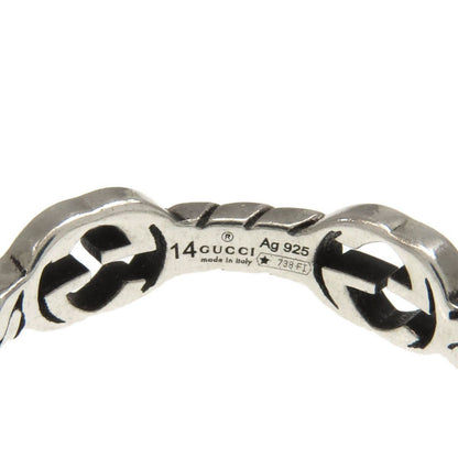 Gucci Interlocking G Chain Ring Silver — view 5