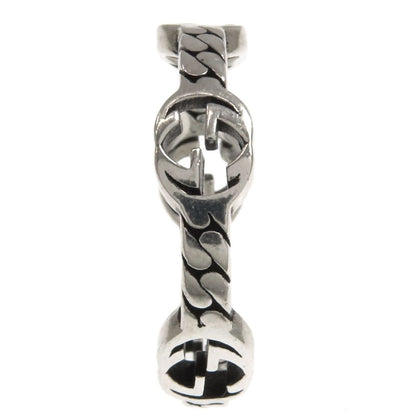 Gucci Interlocking G Chain Ring Silver — view 3