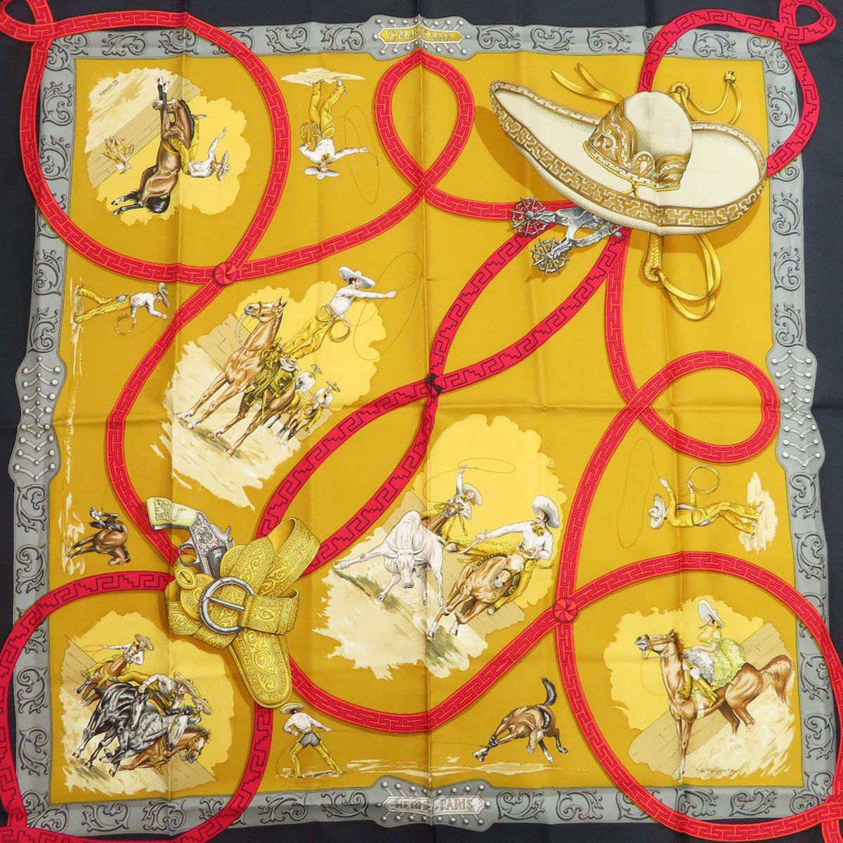 Hermes Carre 90 Chalearda Scarf Silk — view 3