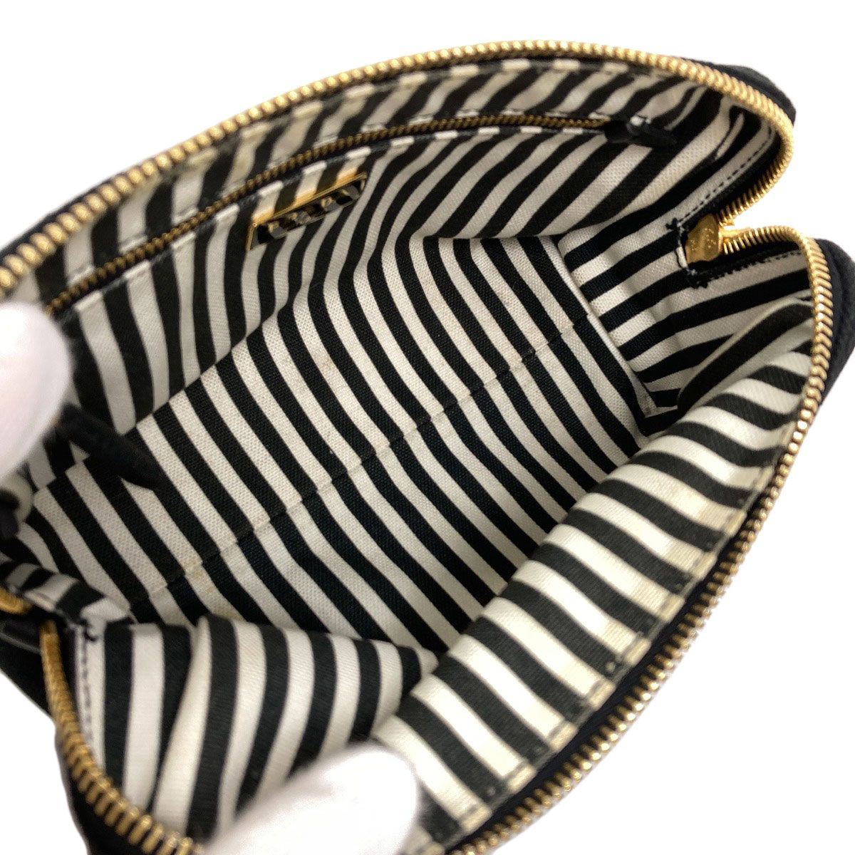 Prada Logo Makeup Pouch Canvas — view 5