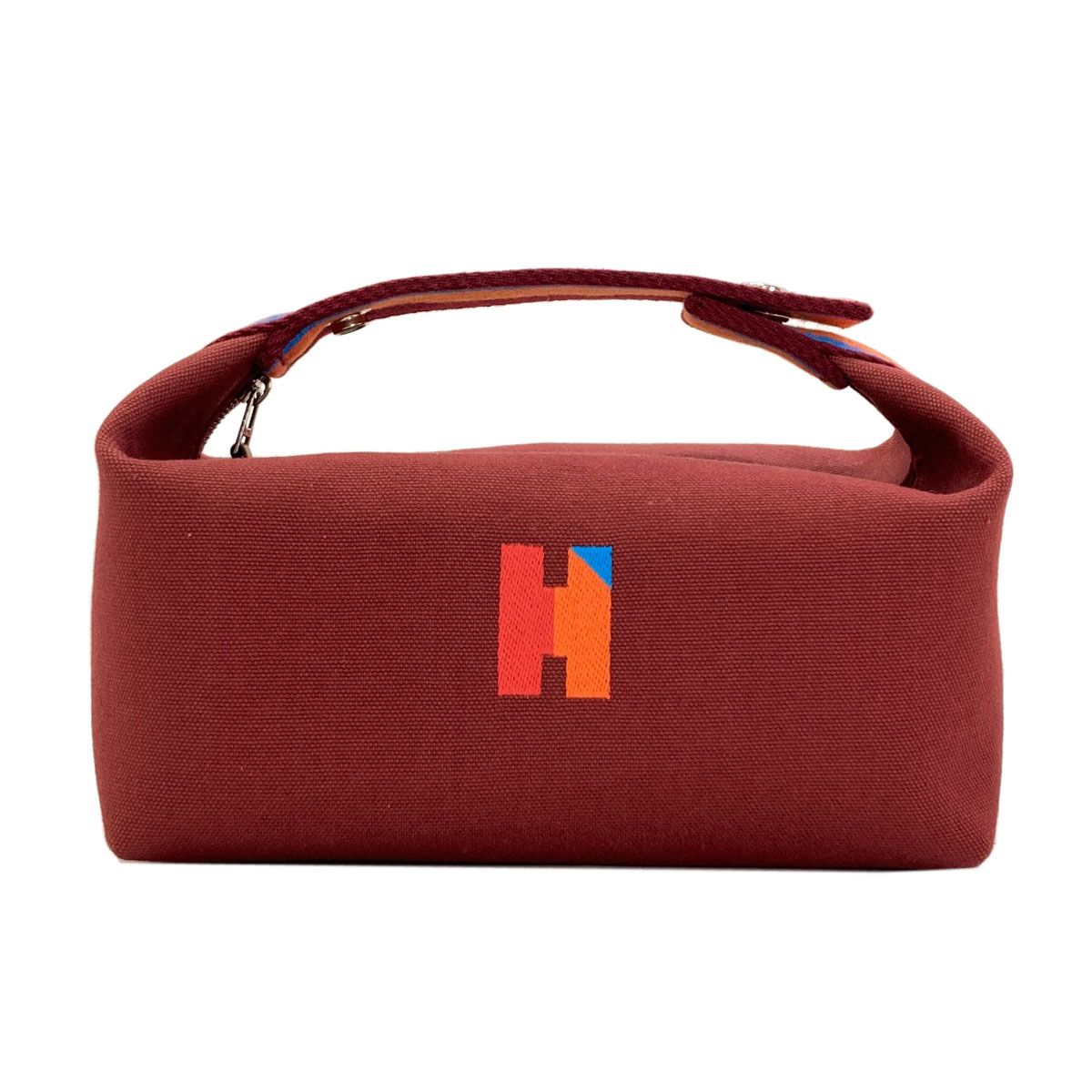 Hermes Bride-a-Brac PM Silver Handbag Canvas