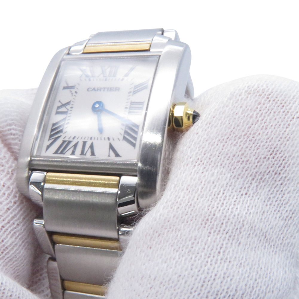 Cartier Tank Francaise SM Watch White Dial Quartz — view 6