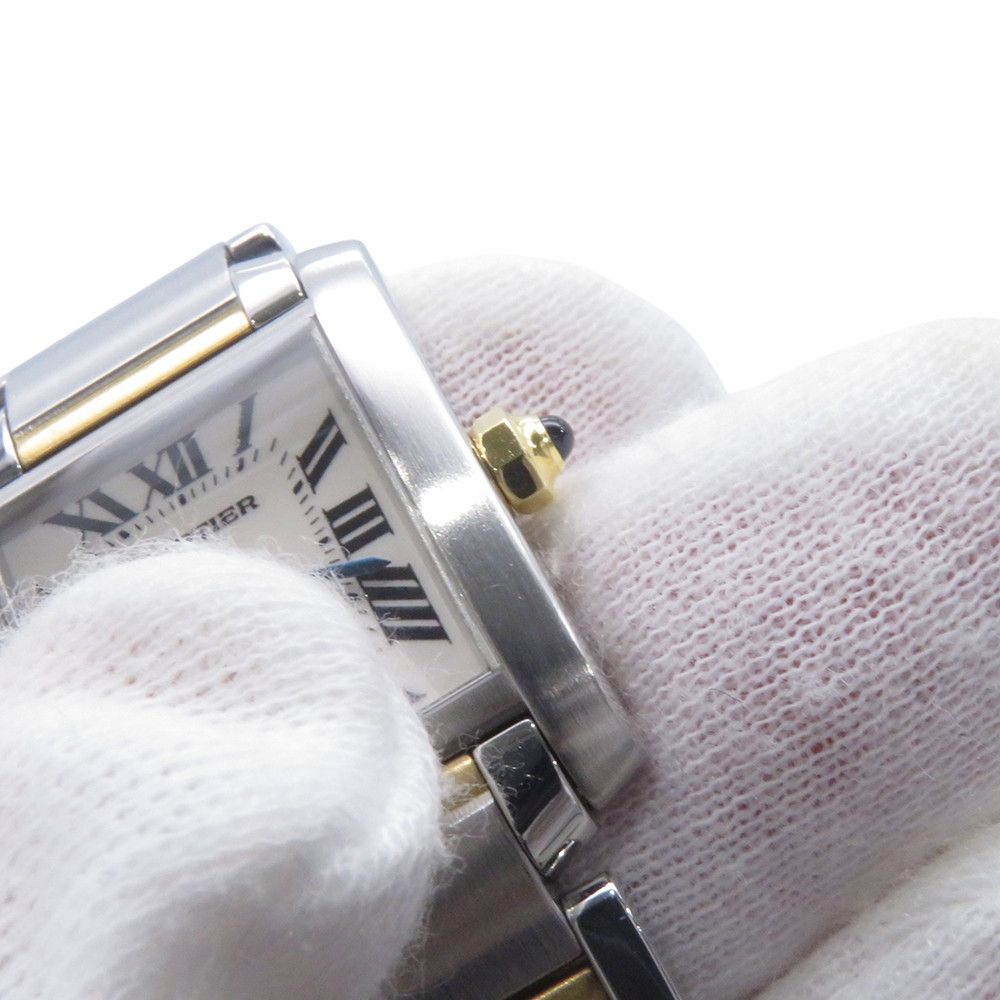 Cartier Tank Francaise SM Watch White Dial Quartz — view 5