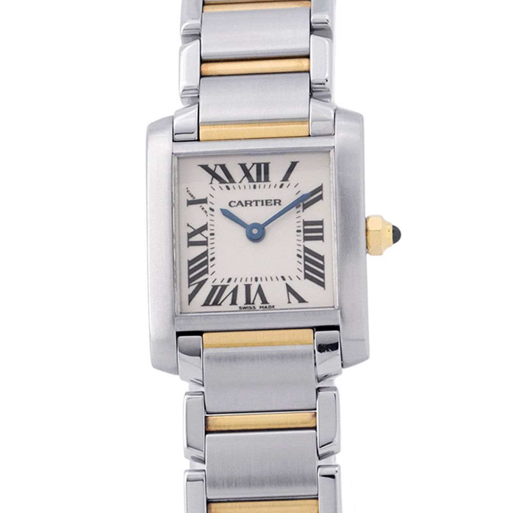 Cartier Tank Francaise SM Watch White Dial Quartz