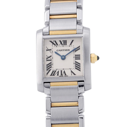 Cartier Tank Francaise SM Watch White Dial Quartz