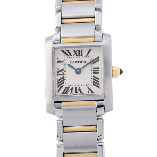 Cartier Tank Francaise SM Watch White Dial Quartz