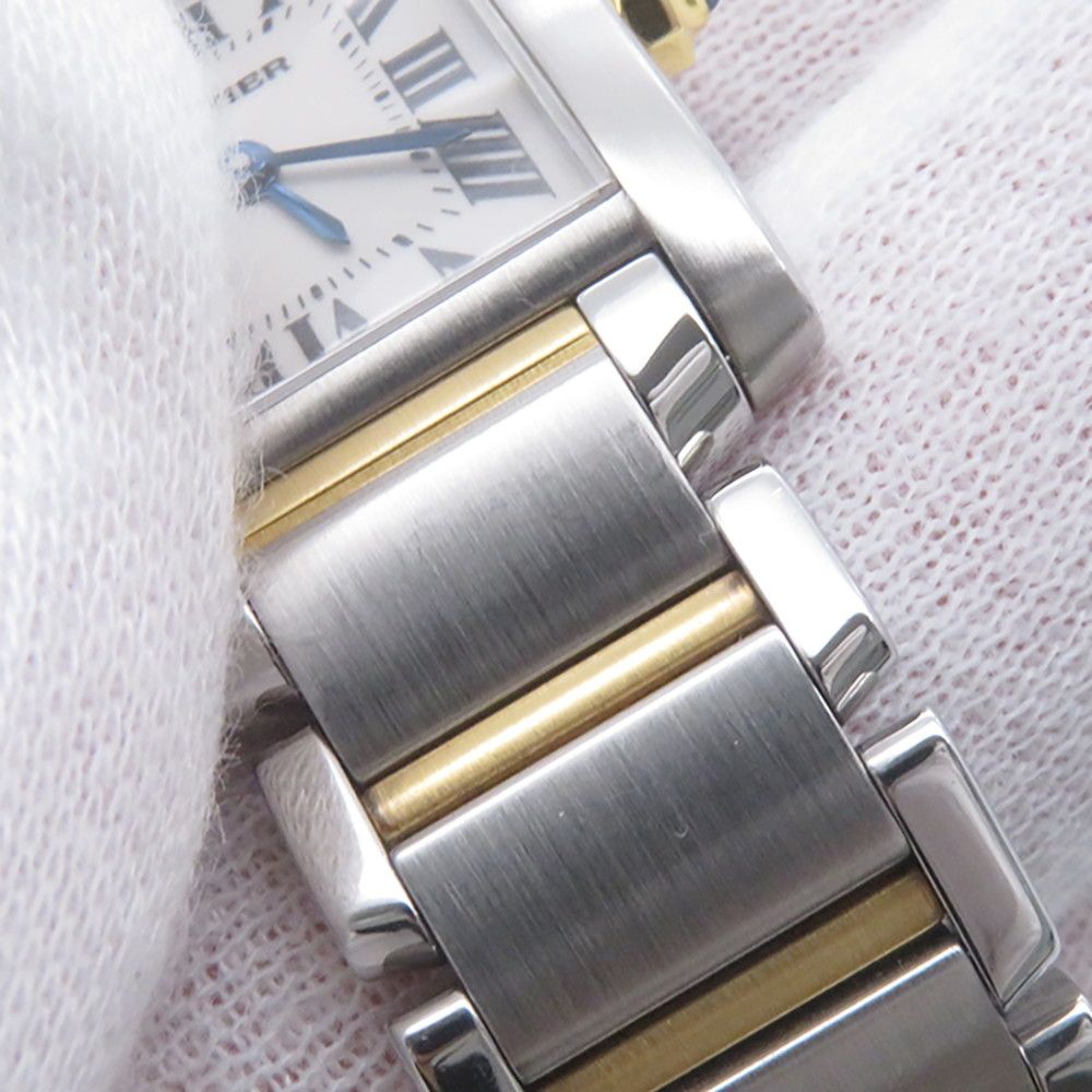 Cartier Tank Francaise SM Watch White Dial Quartz — view 7